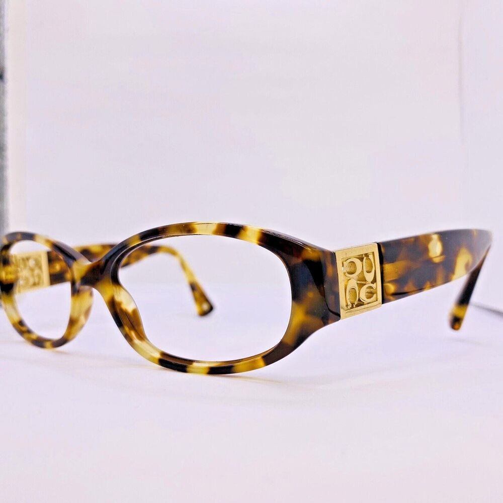 Coach Authentic Eyeglasses HC 8012 5045/13 53 [] 15 140 MM Spotty Tortoise Gold